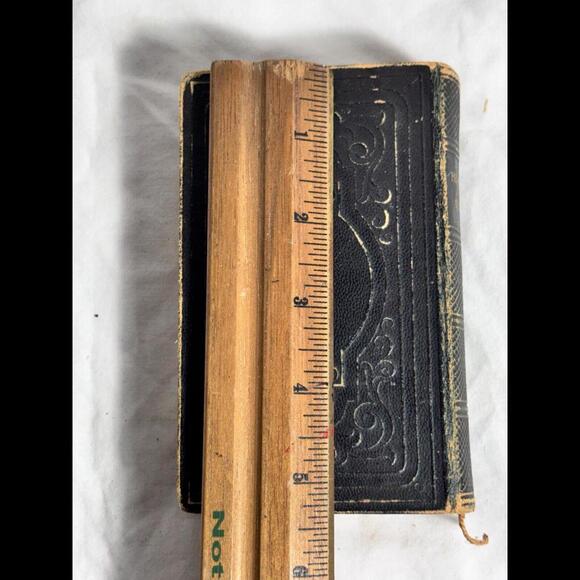 1848 Psalms & Hymns and Selections Antique Bible Hymnal Pocket 5.5” Hardcover - Picture 4 of 9